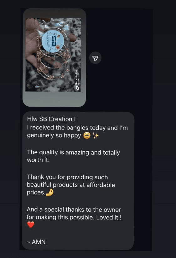SB Creation customer review screenshot 12