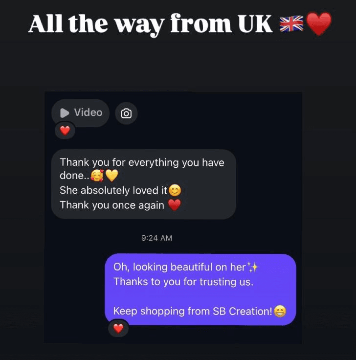 SB Creation customer review screenshot 20